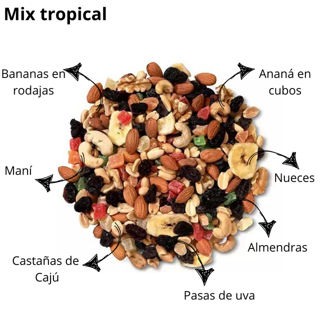MIX TROPICAL X 1 KG